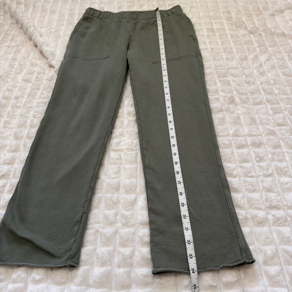 Aerie Small Green Sweatpants Sweat Lounge Pants Athleisure Straight Leg Casual - Picture 7 of 9